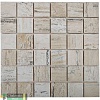 Мозаика из мрамора (50х50х10 мм) VANILLA WOOD